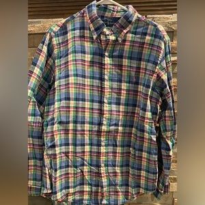 POLO by RL Mens 100% cotton button up shirt